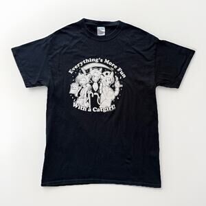 Aardvark Tees 2009 Everything’s More Fun With a Catgirl T-Shirt Size Medium